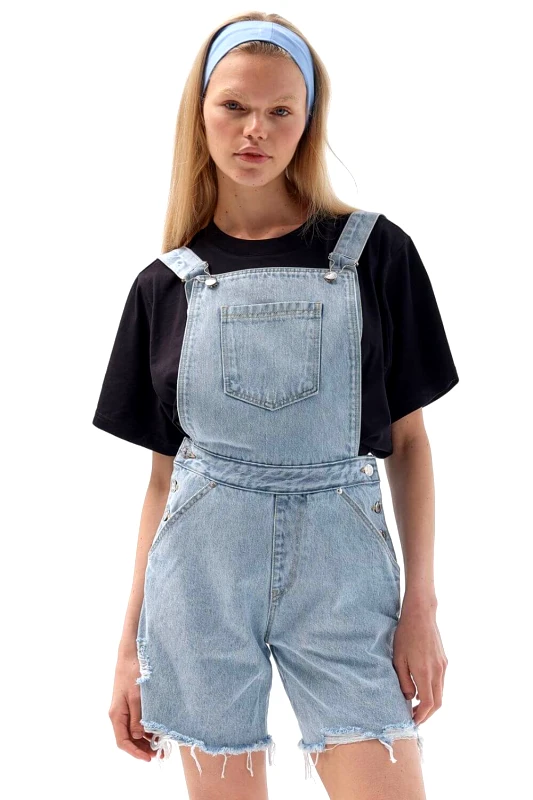 NO THINKIN Γυναικεία Σαλοπέτα No Thinkin - Denim Jenn