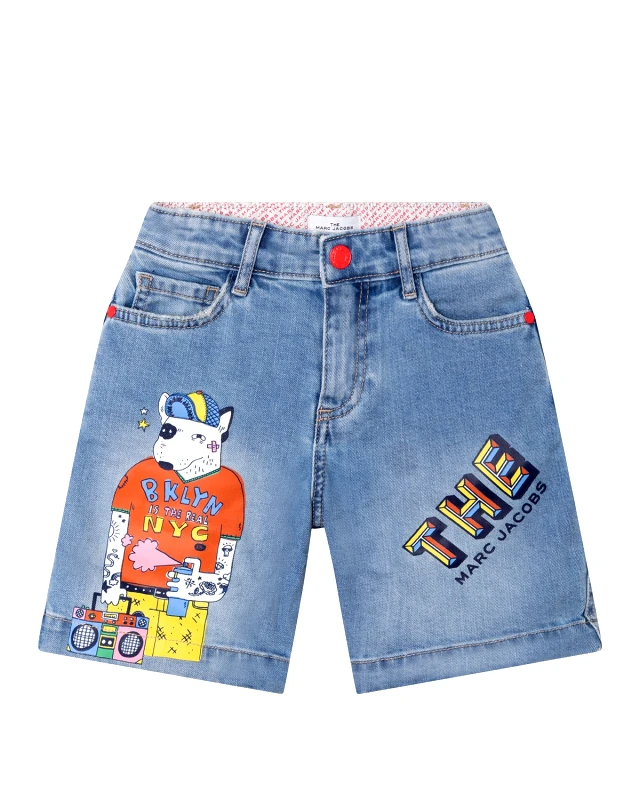 LITTLE MARC JACOBS Παιδικό Τζιν Σορτς Little Marc Jacobs - 519 K
