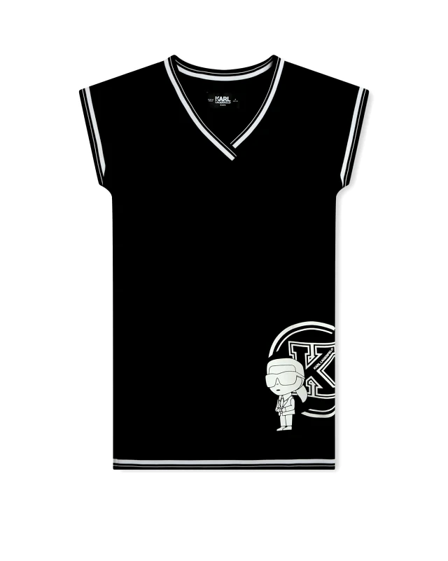 KARL LAGERFELD Παιδικό Κοντομάνικο Φόρεμα Karl Lagerfeld - 0075 J