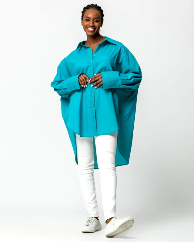 Sour/lou/lou Γυναικείο Ασύμμετρο Πουκάμισο Sourloulou - 23S409