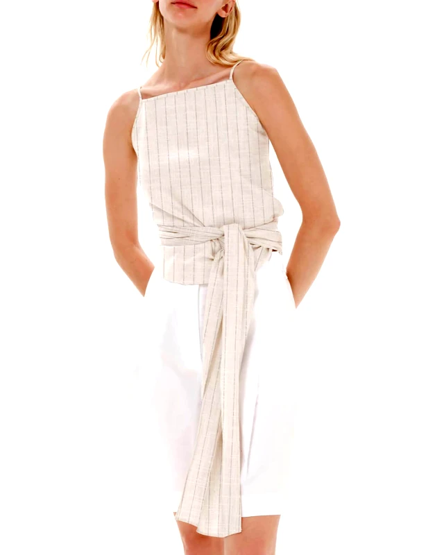 IOANNA KOURBELA Γυναικεία Αμάνικη Μπλούζα Ioanna Kourbela - ''Beloved Summer'' Top S24307 12744