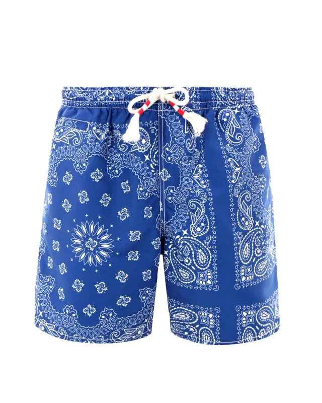 MC2 SAINT BARTH Μαγιο Swim Short With Cord Coulisse CAP0001-03585F bandanna round 6101