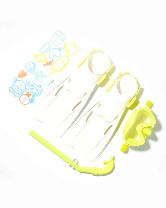SUNNYLIFE Παιδικό Set Κατάδυσης Sunnylife Μάσκα + Αναπνευστήρας + Βατραχοπέδιλα - Medium The Sea Kids