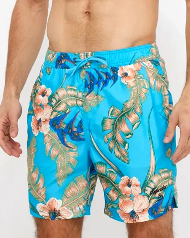 SUPERDRY Ανδρικό Μαγιό Superdry - D4 Ovin Hawaiian Print 17"