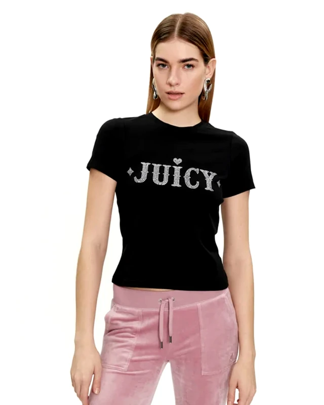 JUICY COUTURE Γυναικεία Κοντομάνικη Μπλούζα Juicy Couture - Ryder Rodeo Fitted