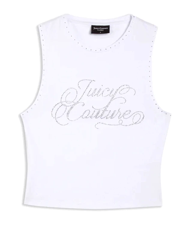 JUICY COUTURE Γυναικεία Αμάνικη Μπλούζα Juicy Couture - Blaine Juicy Script