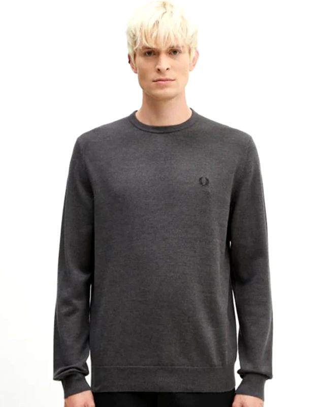 FRED PERRY Ανδρικό Πουλόβερ με Στρογγυλή Λαιμόκοψη Fred Perry - Classic