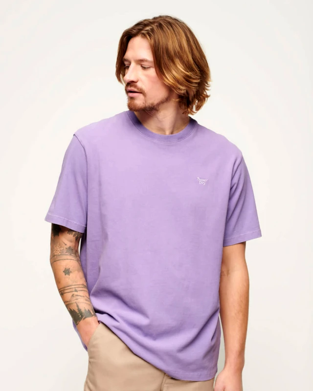 SUPERDRY Ανδρική Κοντομάνικη Μπλούζα Superdry - D2 Ovin Vintage Washed