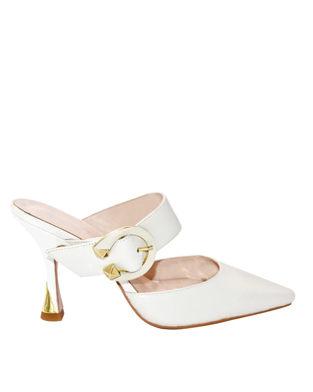 FAVELA Γυναικεία Ψηλοτάκουνα Πέδιλα Mules Favela - Suri