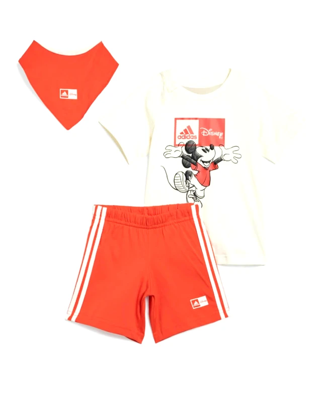 Adidas Βρεφικό Set Adidas Μπλούζα + Σορτς + Σαλιάρα - I Dy Mm G