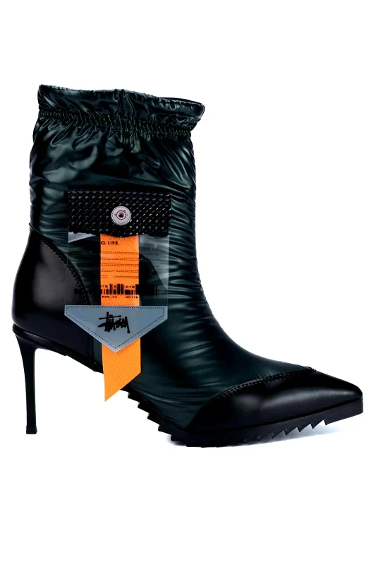 FAVELA Γυναικεία Puffer Μποτάκια Αστραγάλου Favela - Timelord