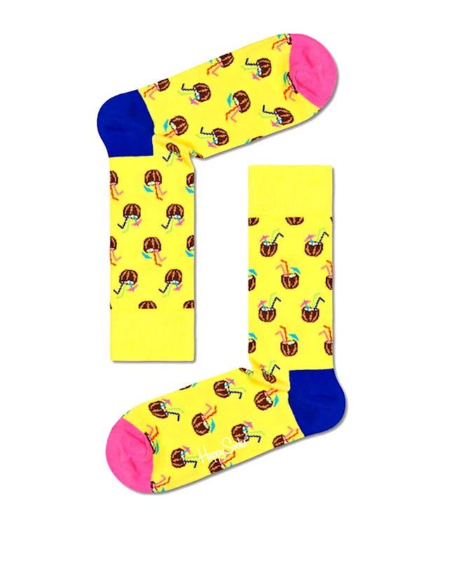 HAPPY SOCKS Unisex Κάλτσες Happy Socks - Cocunut Cocktail