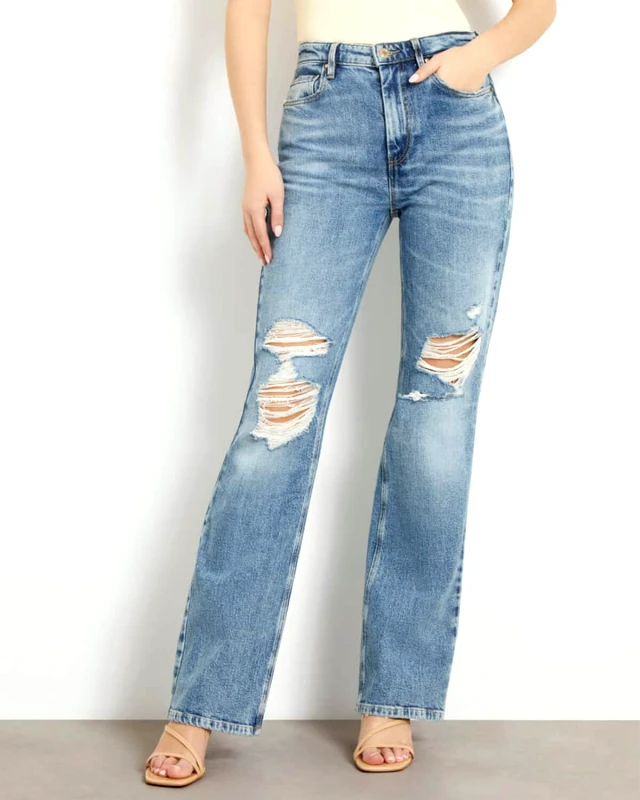 GUESS Γυναικείο Τζιν Παντελόνι Guess - 80S Straight
