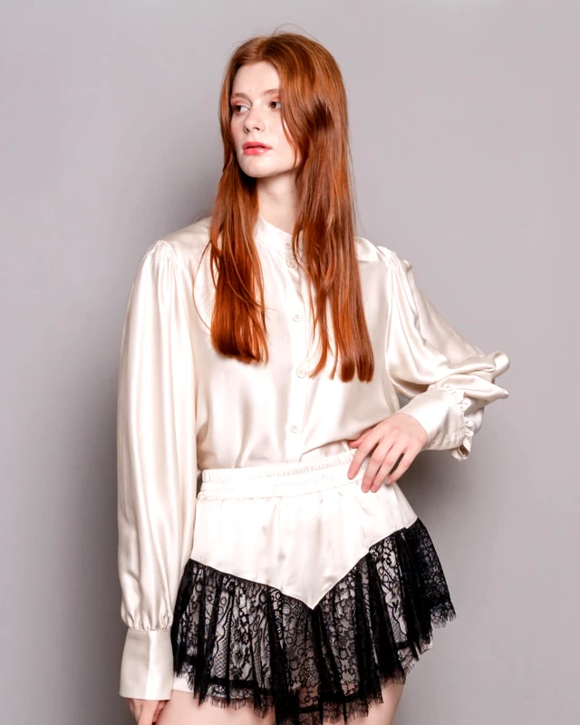 COLLECTIVA NOIR Γυναικείο Μακρυμάνικο Πουκάμισο Collectiva Noir - Megan