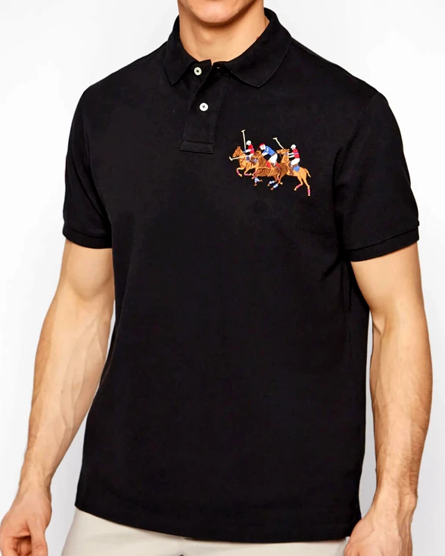 POLO RALPH LAUREN Ανδρική Κοντομάνικη Polo Μπλούζα Polo Ralph Lauren - Sskccmslm1