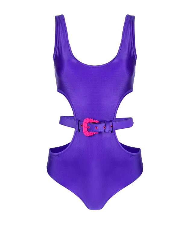 VERSACE JEANS COUTURE Γυναικείο Αμάνικο Κορμάκι Versace Jeans Couture - Lycra Shiny