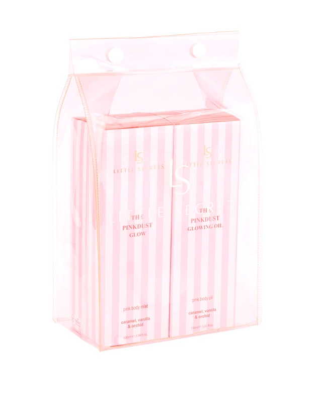 LITTLE SECRETS Γυναικείο Set Little Secrets Body Mist + Body Oil - Signature Fluo PinkDust Kit