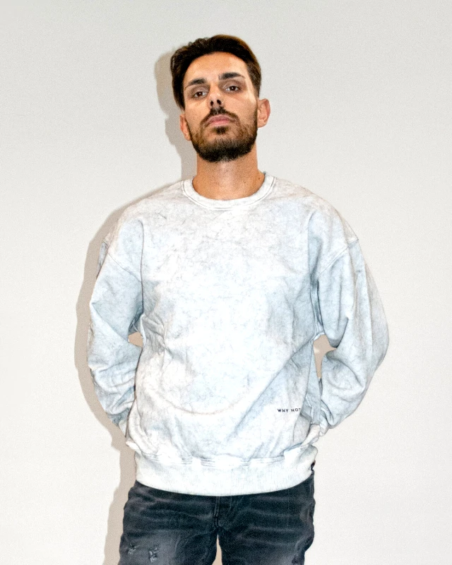 WHY NOT Ανδρικό Φούτερ με Λαιμόκοψη Why Not - Marble
