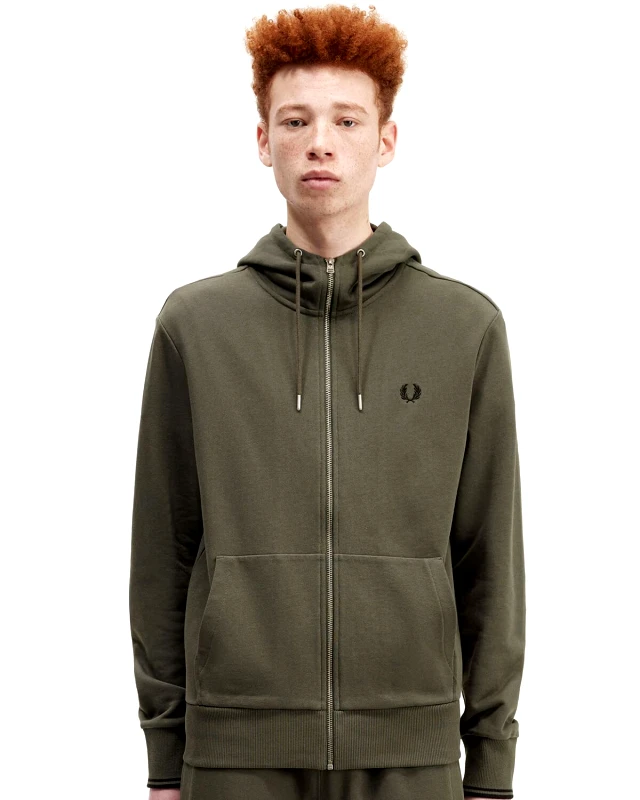 FRED PERRY Ανδρικό Φούτερ με Φερμουάρ Fred Perry - Hooded