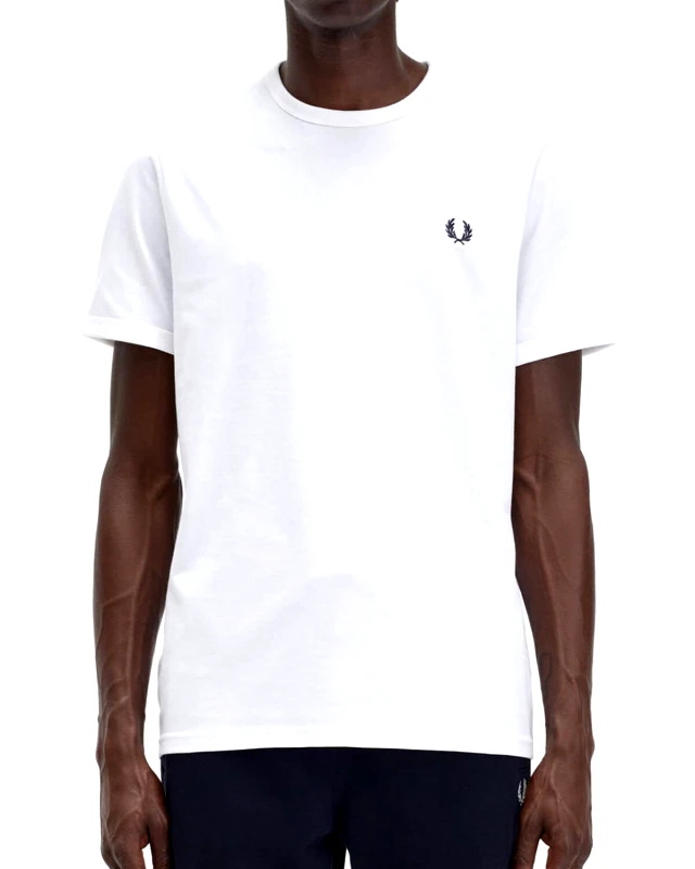FRED PERRY Ανδρική Κοντομάνικη Μπλούζα Fred Perry - Ringer M3519 100