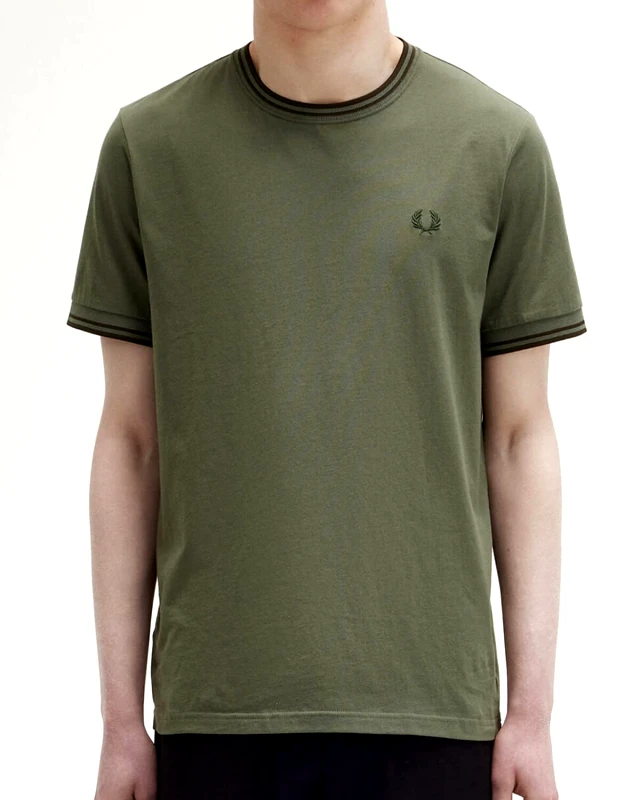 FRED PERRY Ανδρική Κοντομάνικη Μπλούζα Fred Perry - Twin Tipped M1588 W49