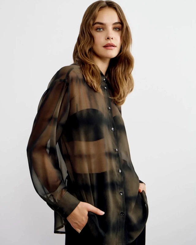 EIGHT Γυναικείο Oversized Πουκάμισο Eight -7054