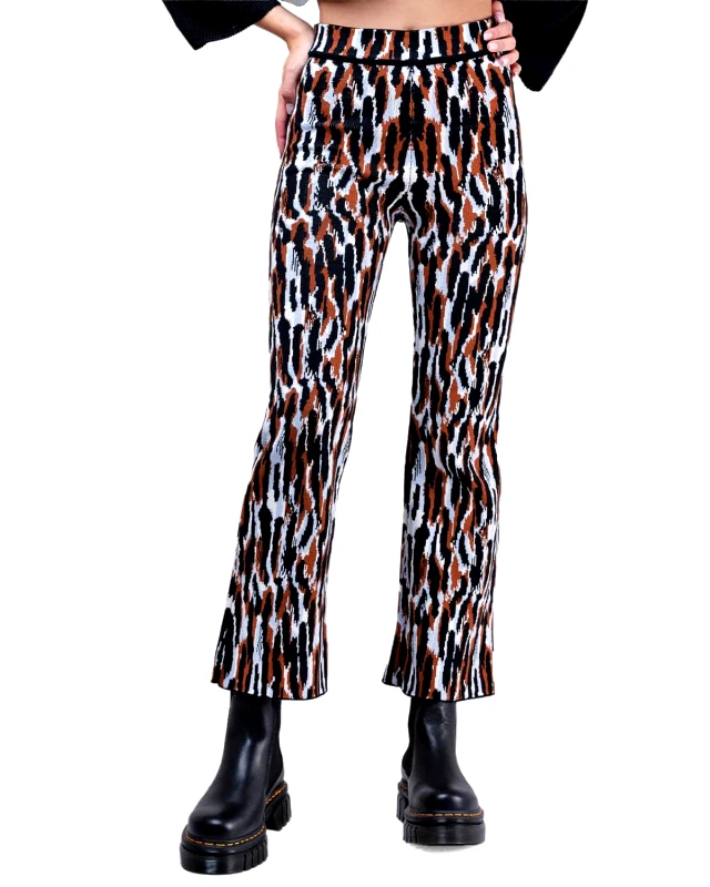 IOANNA KOURBELA Γυναικείο Παντελόνι Ioanna Kourbela - "Painted Illusion" Pants Fully-Fashioned W235604