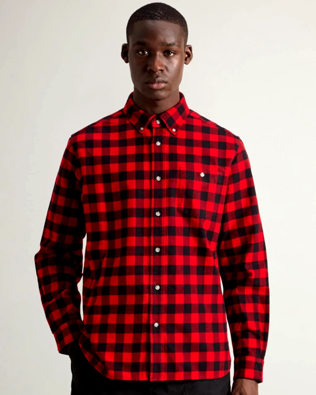 WOOLRICH Ανδρικό Μακρυμάνικο Πουκάμισο Woolrich - Traditional Flannel