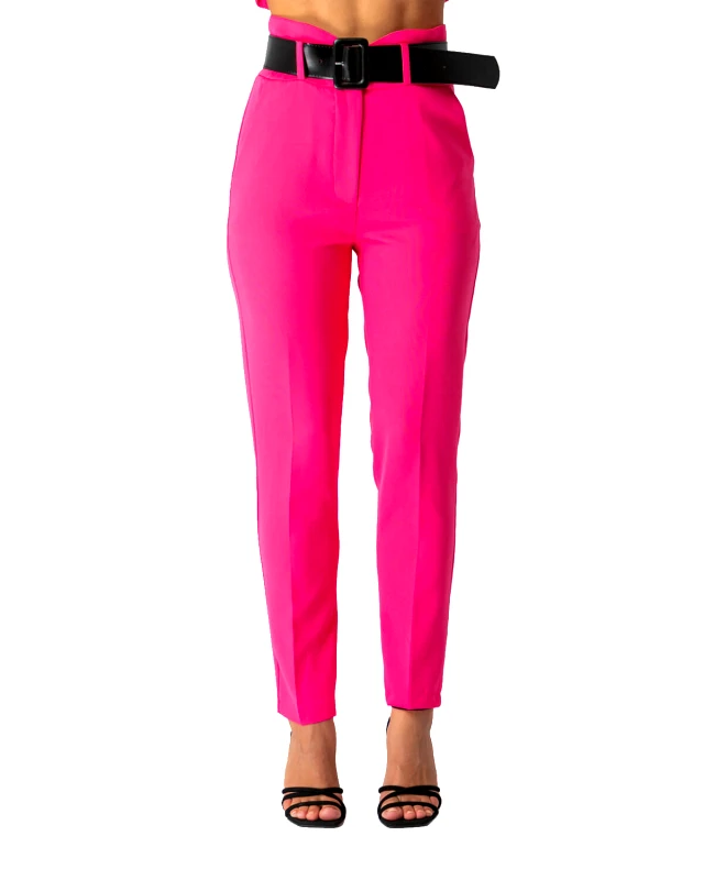 N2110 Γυναικείο Παντελόνι με Ζώνη N2110 - Pants