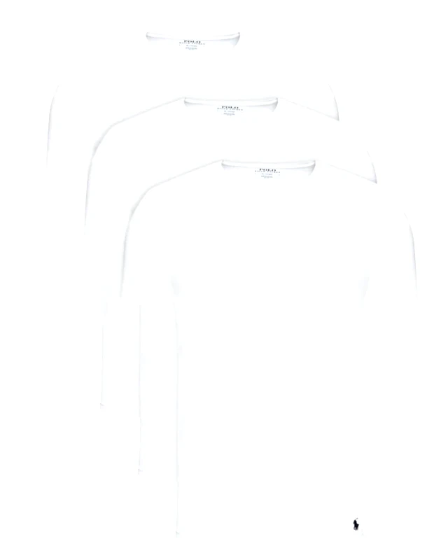 POLO RALPH LAUREN Set Ανδρικές Κοντομάνικες Μπλούζες Polo Ralph Lauren 3 Τεμάχια - Bci Cotton