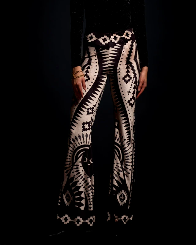 PEACE AND CHAOS Γυναικείο Παντελόνι Peace And Chaos - Divinity Velvet