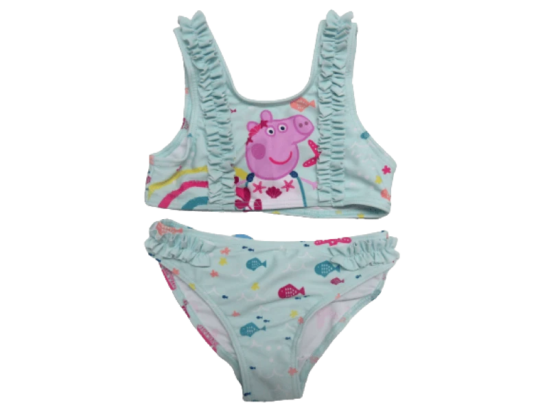 PEPPA PIG ΠΑΙΔΙΚΟ ΜΠΙΚΙΝΙ ΜΑΓΙΟ 1502 - τιρκουαζ 30153