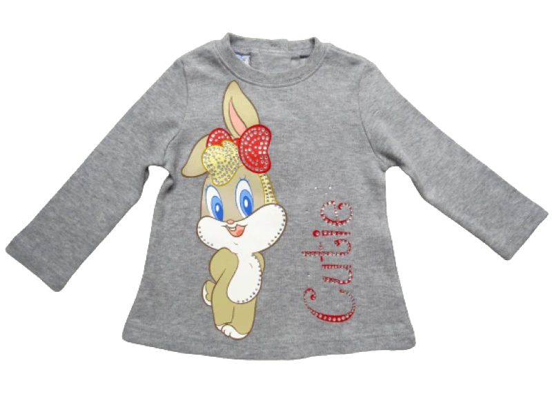 LOONEY TUNES ΠΑΙΔΙΚΗ ΜΑΚΡΥΜΑΝΙΚΗ ΜΠΛΟΥΖΑ 5H204_B – γκρι 2544