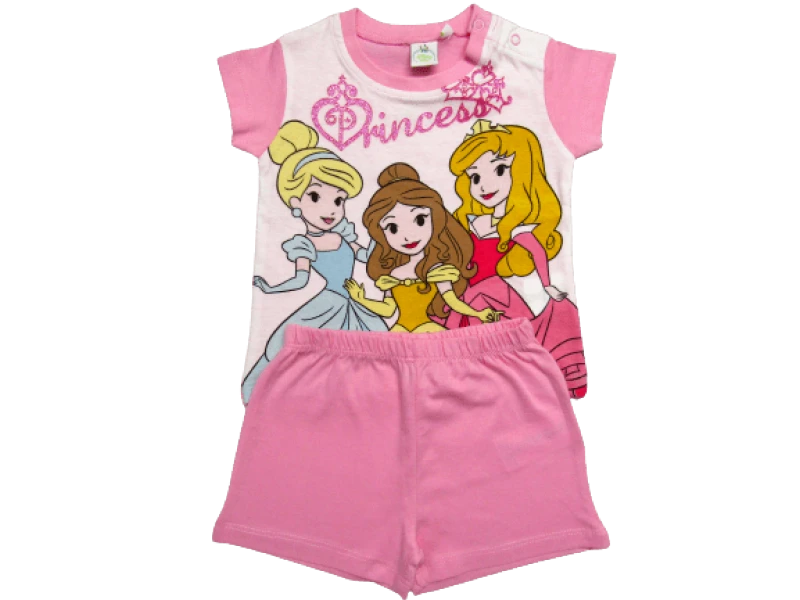 ©DISNEY ΠΑΙΔΙΚΟ ΣΕΤ ΚΑΛΟΚΑΙΡΙΝΗ ΠΙΤΖΑΜΑ PRINCESS 0584 - ροζ 10350