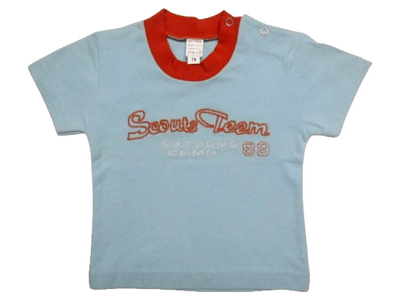 VICTORIA ΠΑΙΔΙΚΟ ΚΟΝΤΟΜΑΝΙΚΟ T-SHIRT 1059 – γαλάζιο 24589
