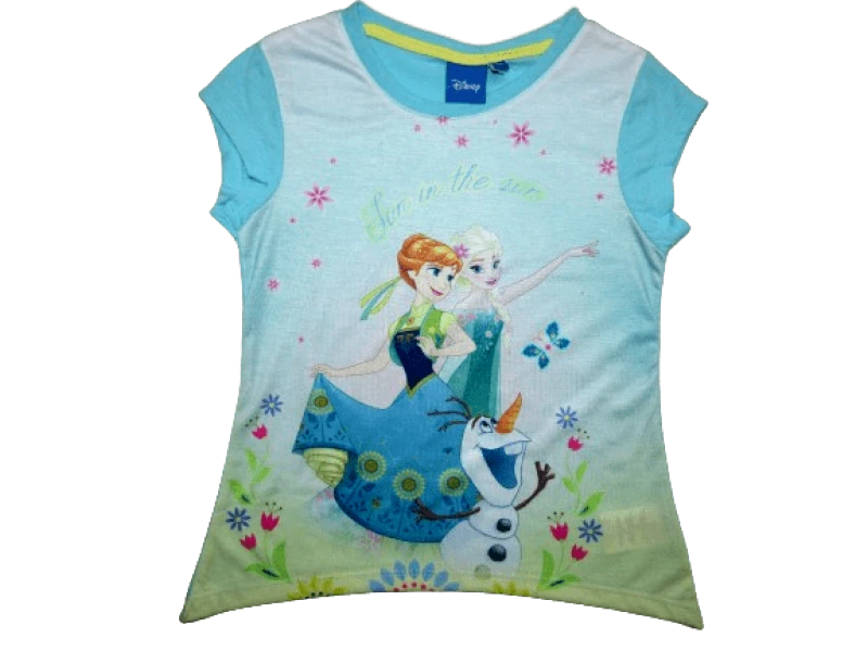 ©DISNEY ΠΑΙΔΙΚΟ T-SHIRT FROZEN 0533 - γαλάζιο 10089