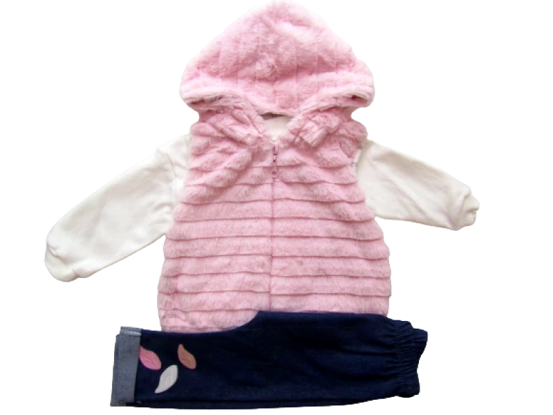 BABY HI ΒΡΕΦΙΚΟ ΣΕΤ ΜΕ ΓΙΛΕΚΟ 1358 - ροζ 27649