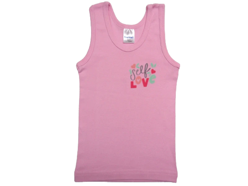 PRETTY BABY ΠΑΙΔΙΚΟ ΑΜΑΝΙΚΟ ΦΑΝΕΛΑΚΙ SELF LOVE 1439 – ροζ 29628