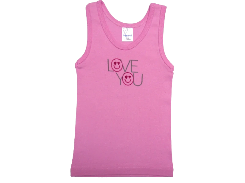 PRETTY BABY ΠΑΙΔΙΚΟ ΑΜΑΝΙΚΟ ΦΑΝΕΛΑΚΙ LOVE YOU 1443 – ροζ 29663