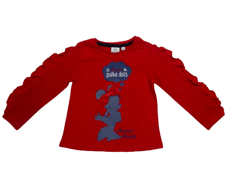 ©DISNEY ΠΑΙΔΙΚΗ ΜΠΛΟΥΖΑ MINNIE 1526 - κόκκινη