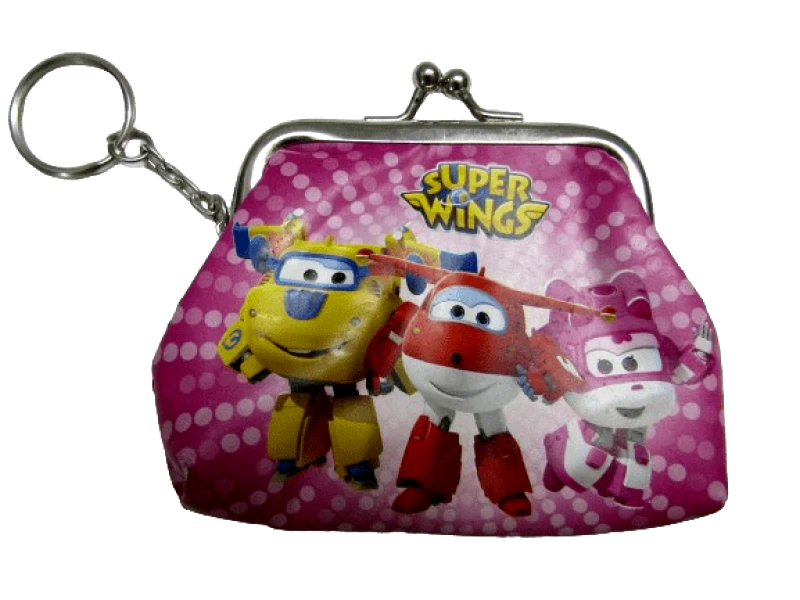 SUPER WINGS ΠΑΙΔΙΚΟ ΠΟΡΤΟΦΟΛΙ ΜΠΡΕΛΟΚ 1601 - ροζ 31216