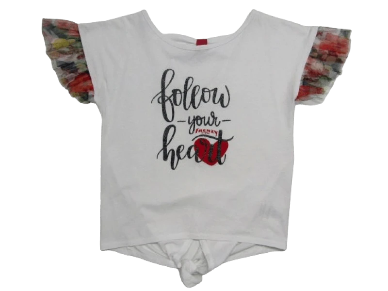 FRENZY STYLE ΠΑΙΔΙΚΟ T-SHIRT 1647 – λευκό 32222