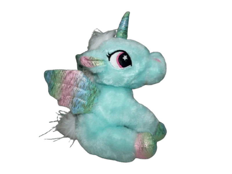 PLUSH UNICORN SPARKLE ΛΟΥΤΡΙΝΟ 23cm 1709 - τιρκουαζ