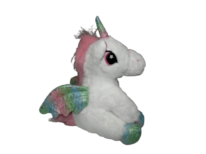 PLUSH UNICORN SPARKLE ΛΟΥΤΡΙΝΟ 23cm 1711 – λευκό 32966