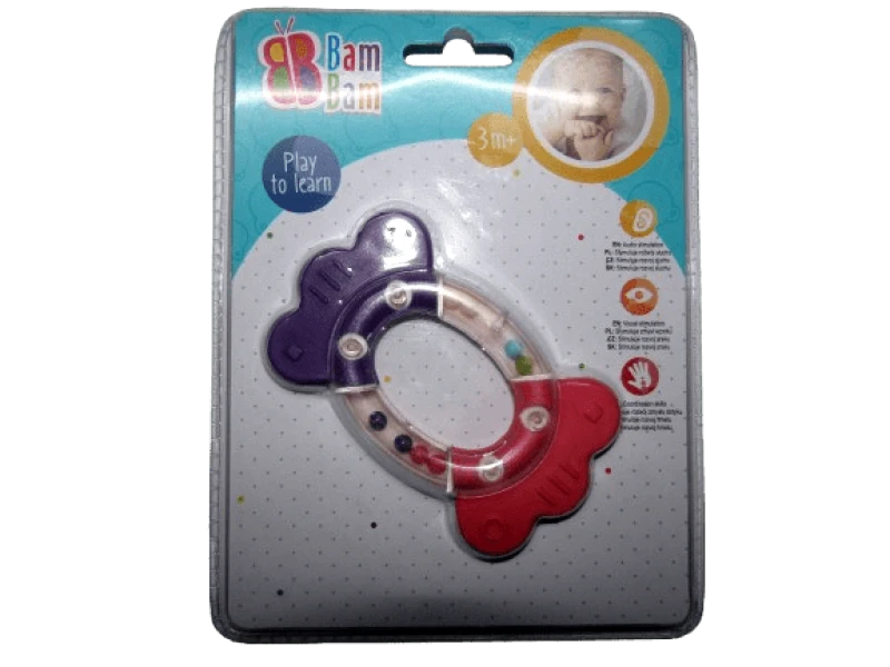 OEM BAM BAM ΒΡΕΦΙΚΗ ΚΑΡΑΜΕΛΑ ΟΔΟΝΤΟΦΥΙΑΣ/ ΚΟΥΔΟΥΝΙΣΤΡΑ 1722 - κόκκινο