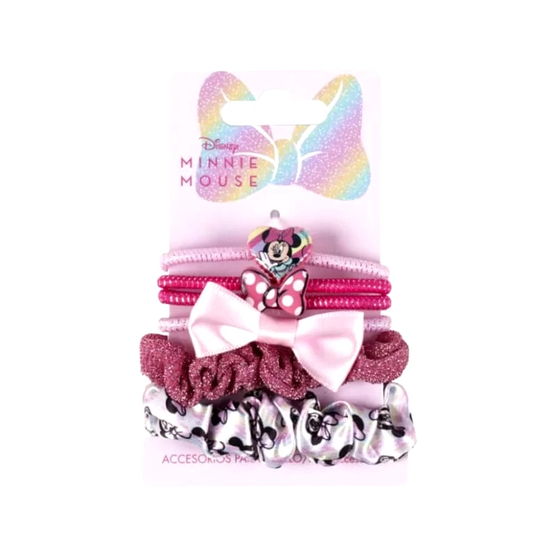 ©DISNEY ΠΑΙΔIΚΟ ΣΕΤ ΛΑΣΤΙΧΑΚΙΑ ΜΑΛΛΙΩΝ MINNIE MOUSE 1758 - ροζ 33186