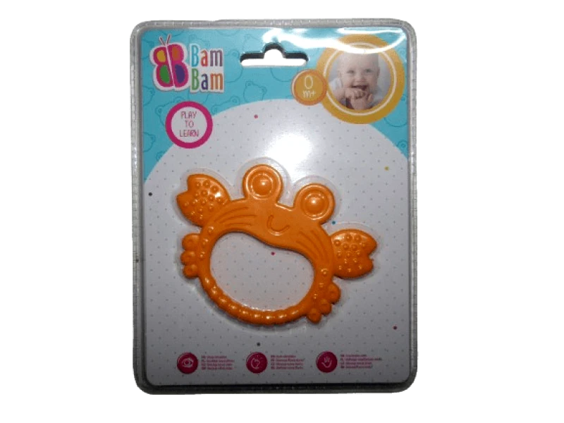 OEM BAM BAM ΒΡΕΦΙΚΟ ΚΑΒΟΥΡΙ ΟΔΟΝΤΟΦΥΙΑΣ 1718 - πορτοκαλί
