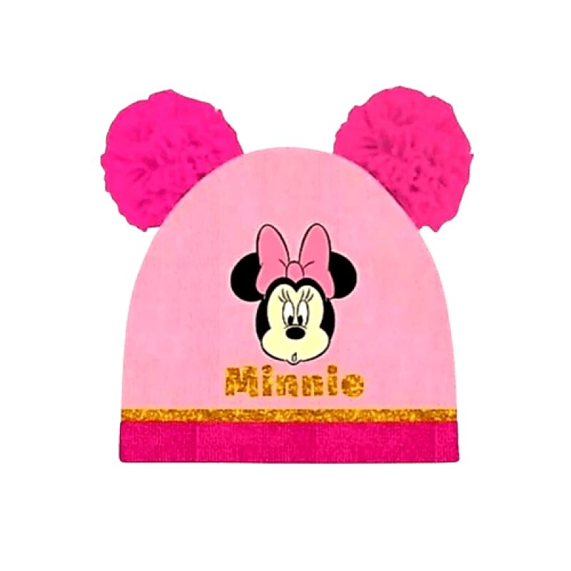 ©DISNEY ©DISNEY ΠΑΙΔIΚΟΣ ΠΛΕΚΤΟΣ ΣΚΟΥΦΟΣ MINNIE MOUSE 1609 – ροζ ΡΟΖ