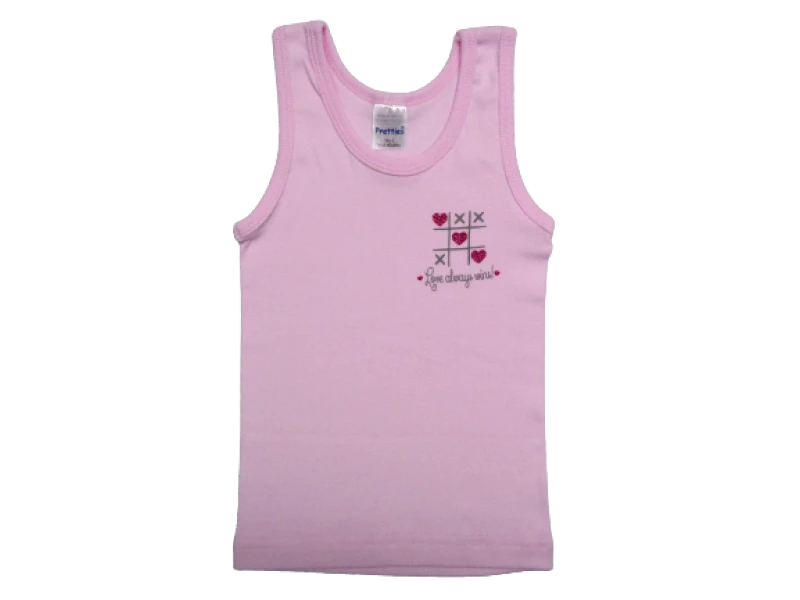 PRETTY BABY PRETTY BABY ΠΑΙΔΙΚΟ ΑΜΑΝΙΚΟ ΦΑΝΕΛΑΚΙ LOVE 1441 – ροζ ΡΟΖ