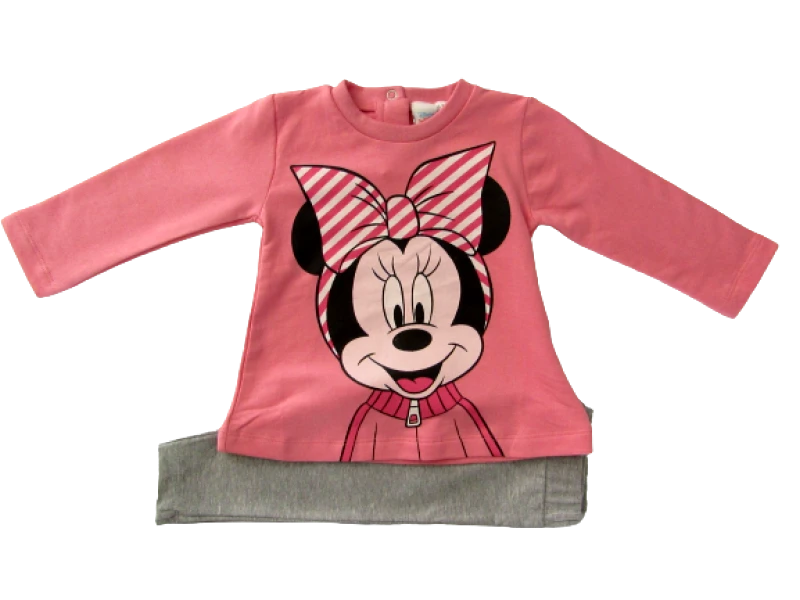 OEM ©DISNEY ΠΑΙΔΙΚΟ ΣΕΤ MINNIE ΜΕ ΚΟΛΑΝ 1297 – ροζ ΡΟΖ